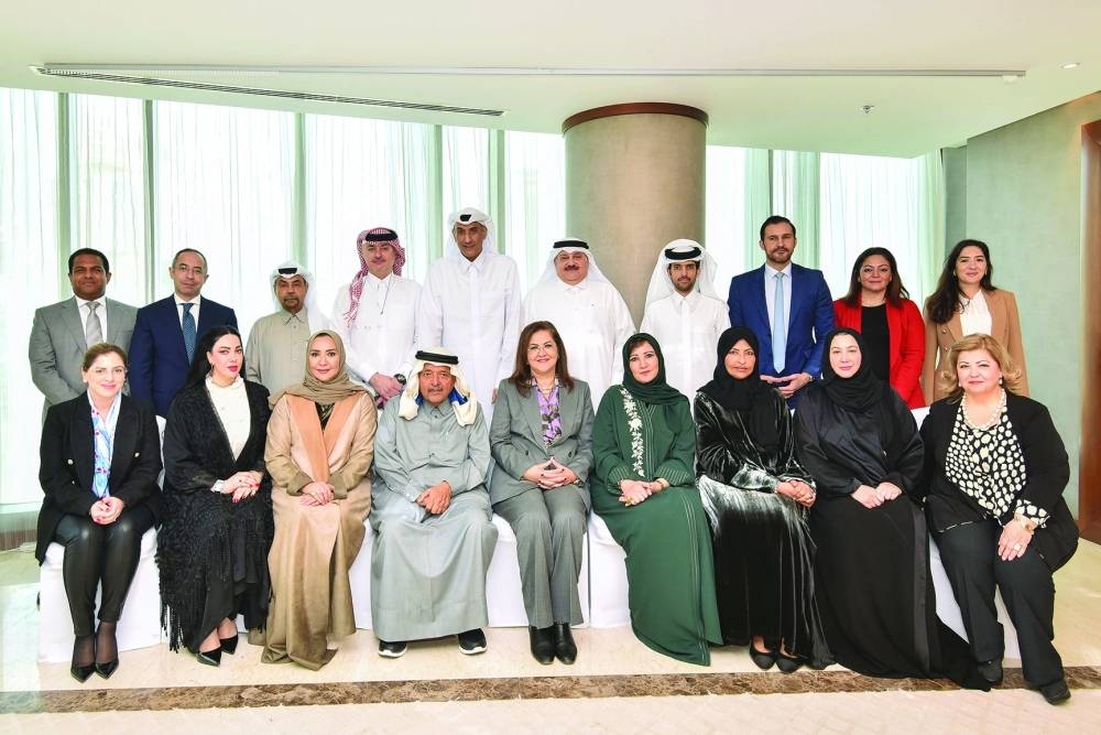 QBA officials during a meeting with Dr Hala el-Saeed, Egypt’s Minister of Planning and Economic Development.