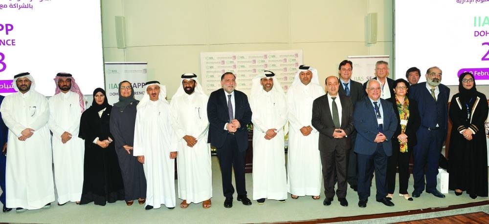 Dignitaries during a photo call at the conference. PICTURE: Shaji Kayamkulam