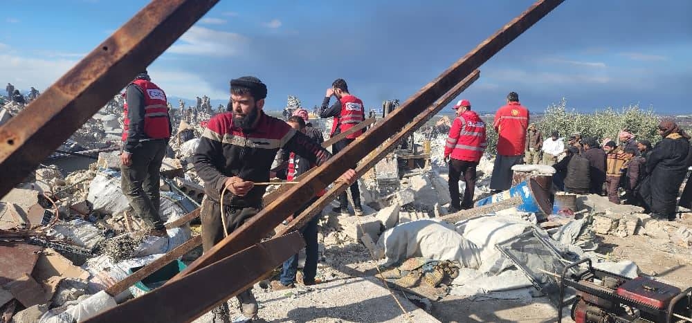 Qatar Red Crescent Society's relief operations in earthquake affected areas
