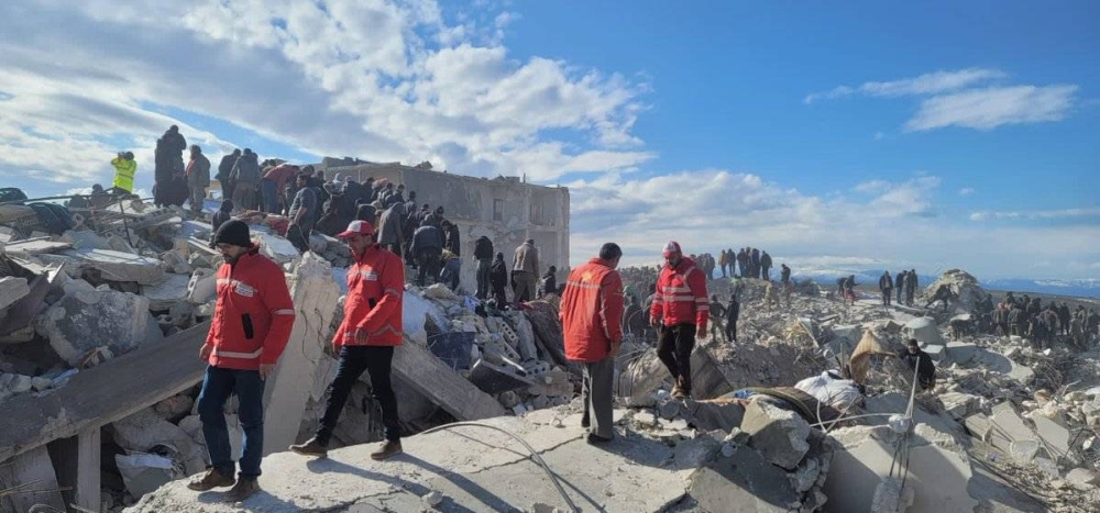 Qatar Red Crescent Society's relief operations in earthquake affected areas