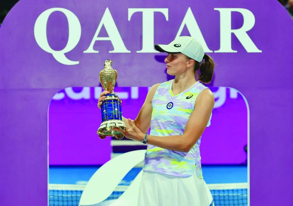 Defending champion and World No 1 Iga Swiatek tops the line up in Doha.