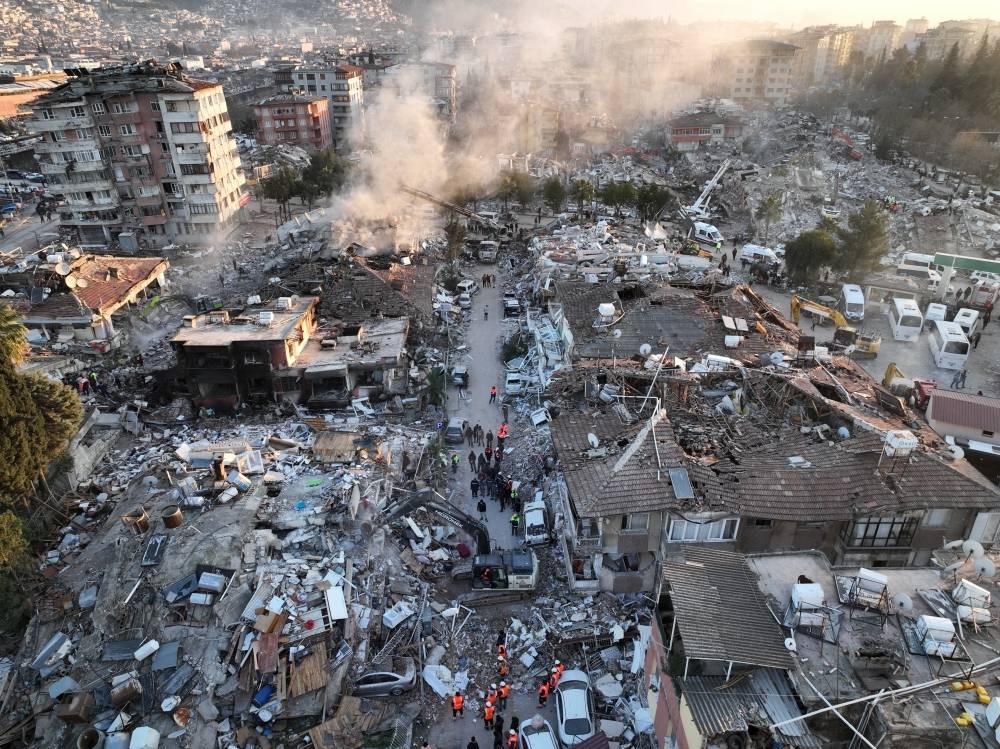 A view shows the aftermath of the deadly earthquake in Hatay, Turkey on Thursday. REUTERS