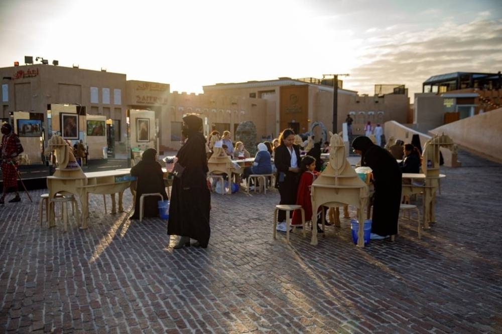 The Katara Corniche has been a hub of artistic activity during the KIAHF-2023