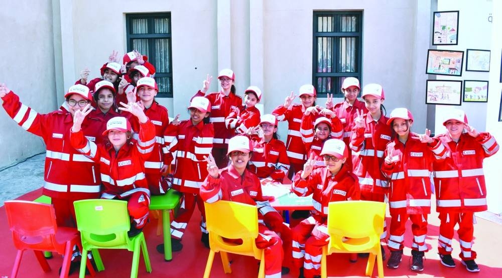 Young participants at the QRCS camp. PICTURE: Thajudheen