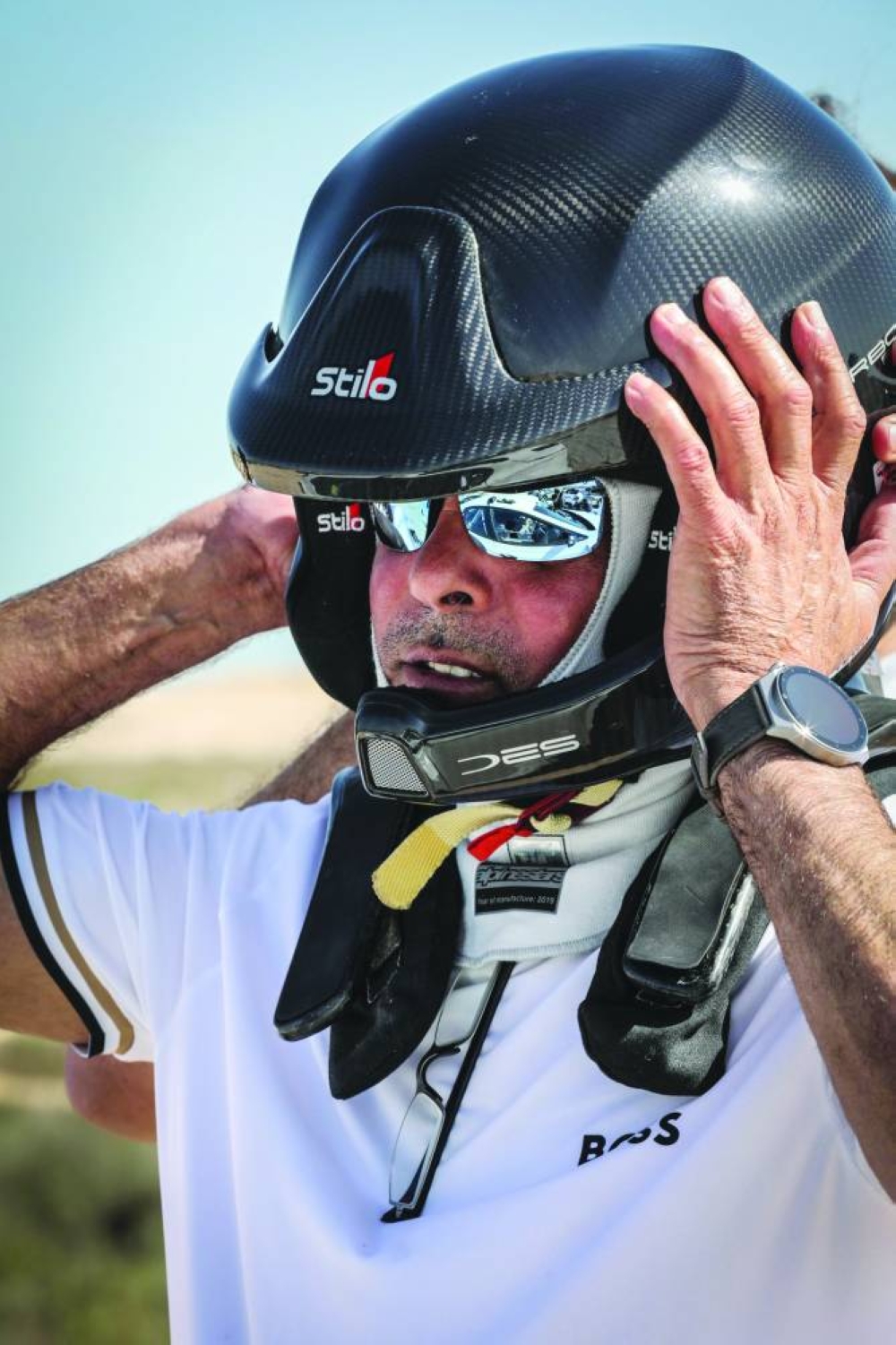 Veteran driver Sadoon al-Kuwari