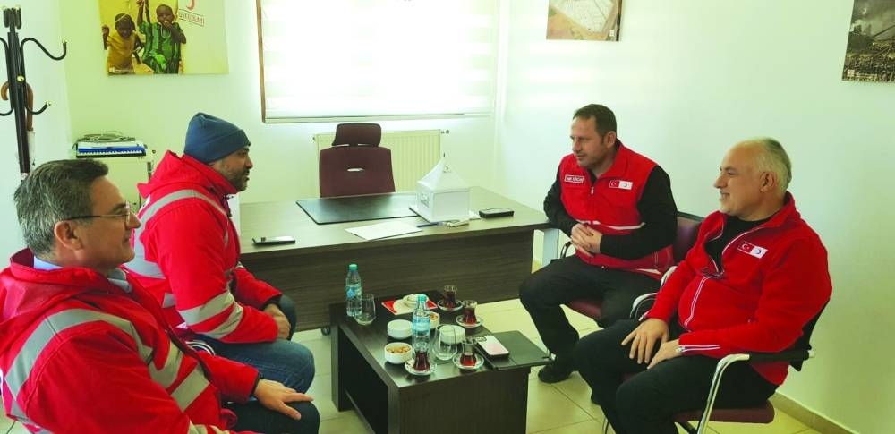 Meeting between Dr Ibrahim and Dr Kinik.