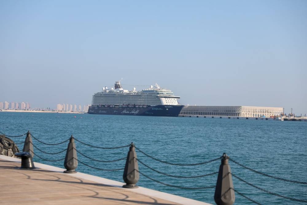 Mein Schiff 6 at Doha Port