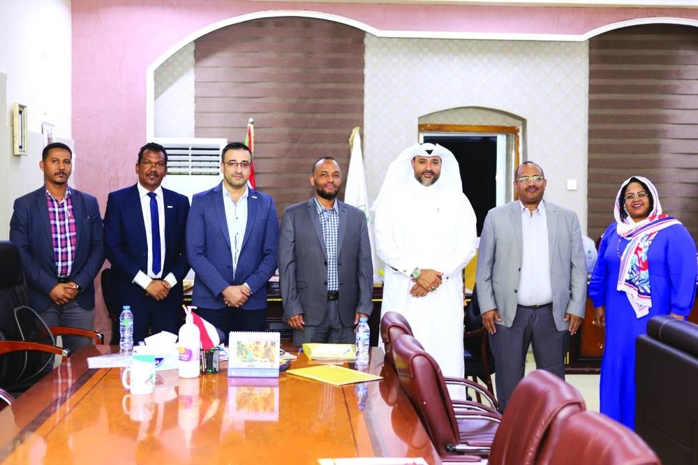 Meeting with Sudan's Minister of Health.