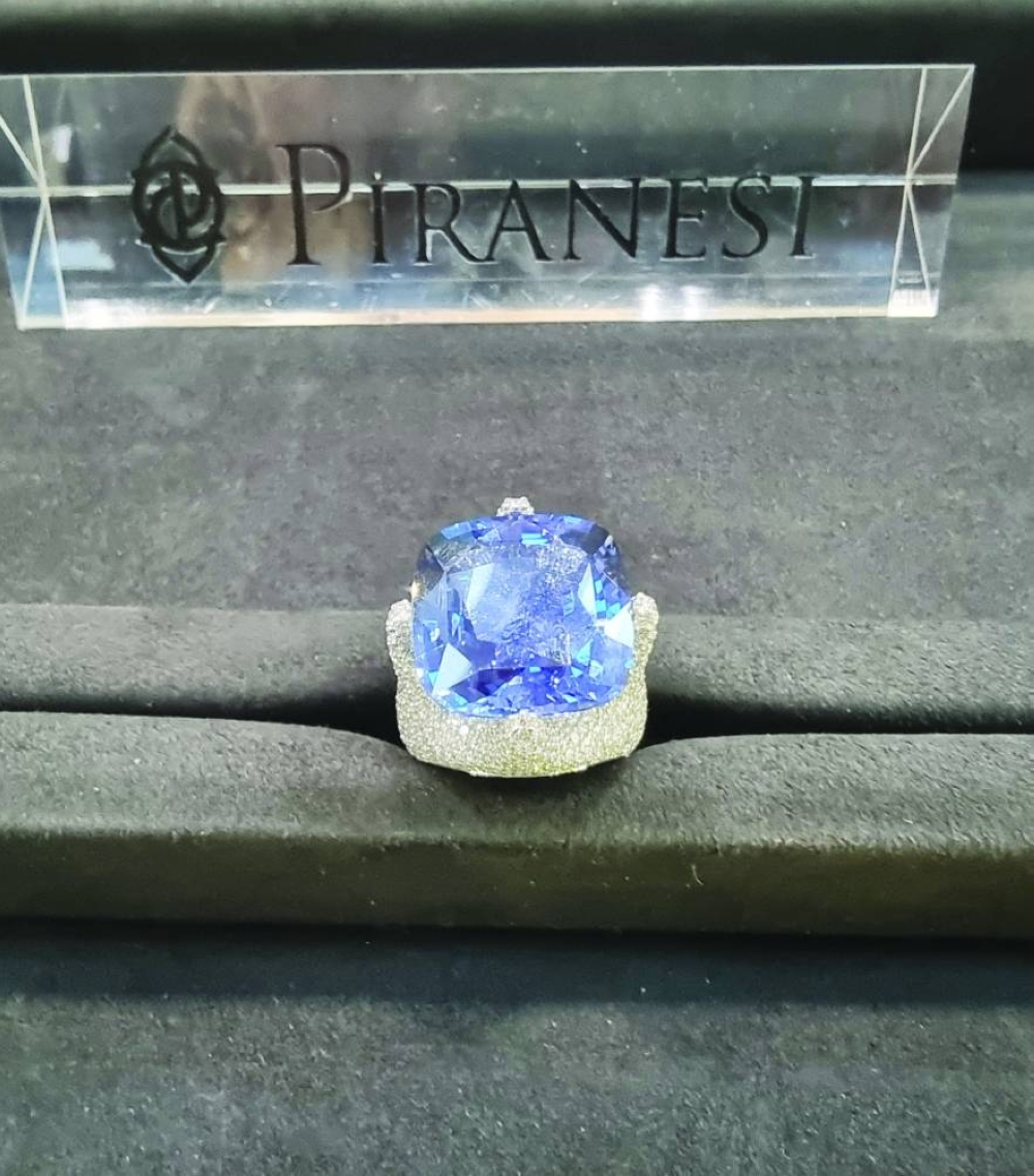 The Piranesi Infinity Ring on display at the 19th edition of DJWE. PICTURE: Joey Aguilar