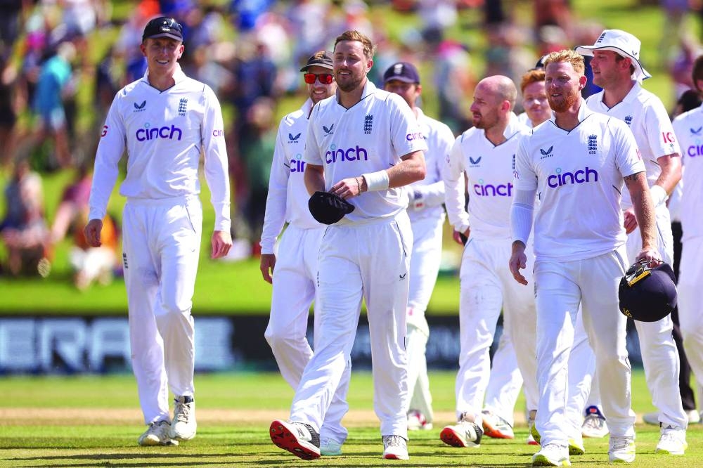Under captain Ben Stokes (right) and coach Brendon McCullum England have won 10 of the 11 Tests. (AFP)
