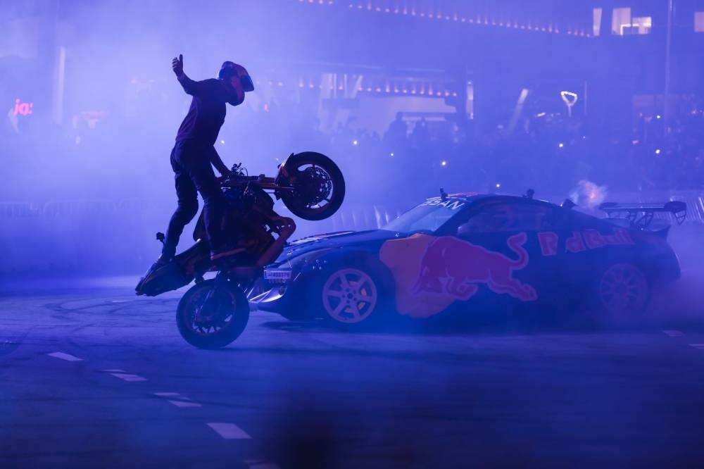 A moment from the special event held at Lusail Boulevard Wednesday. Supplied picture