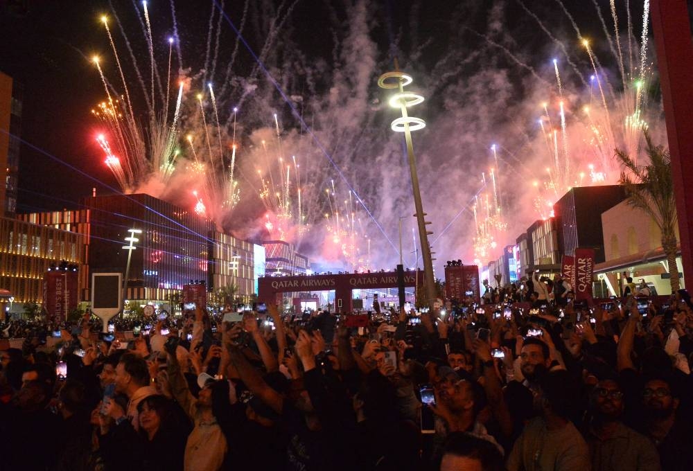 A moment from the special event held at Lusail Boulevard Wednesday. PICTURE: Shaji Kayamkulam