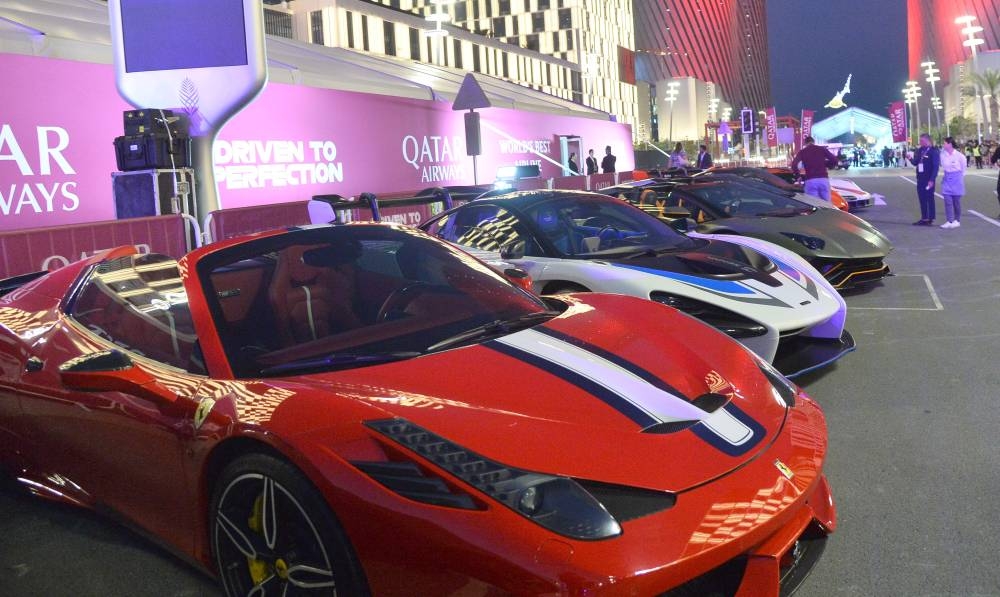 A moment from the special event held at Lusail Boulevard Wednesday. PICTURE: Shaji Kayamkulam