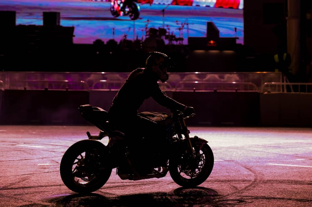 A moment from the special event held at Lusail Boulevard Wednesday. Supplied picture