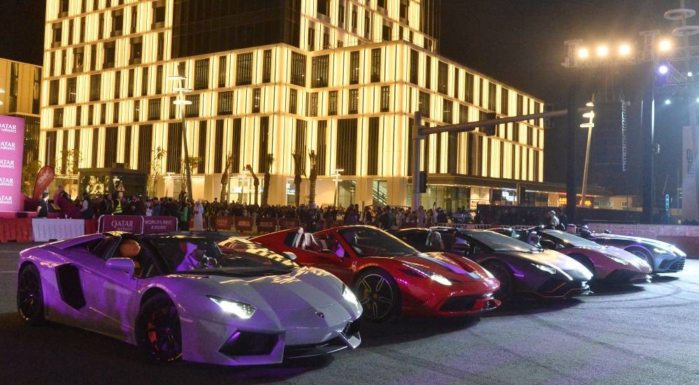 A moment from the special event held at Lusail Boulevard Wednesday. PICTURE: Shaji Kayamkulam