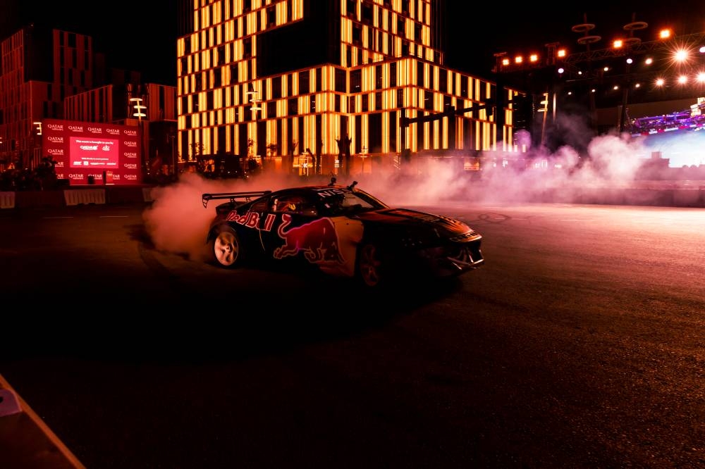 A moment from the special event held at Lusail Boulevard Wednesday. Supplied picture