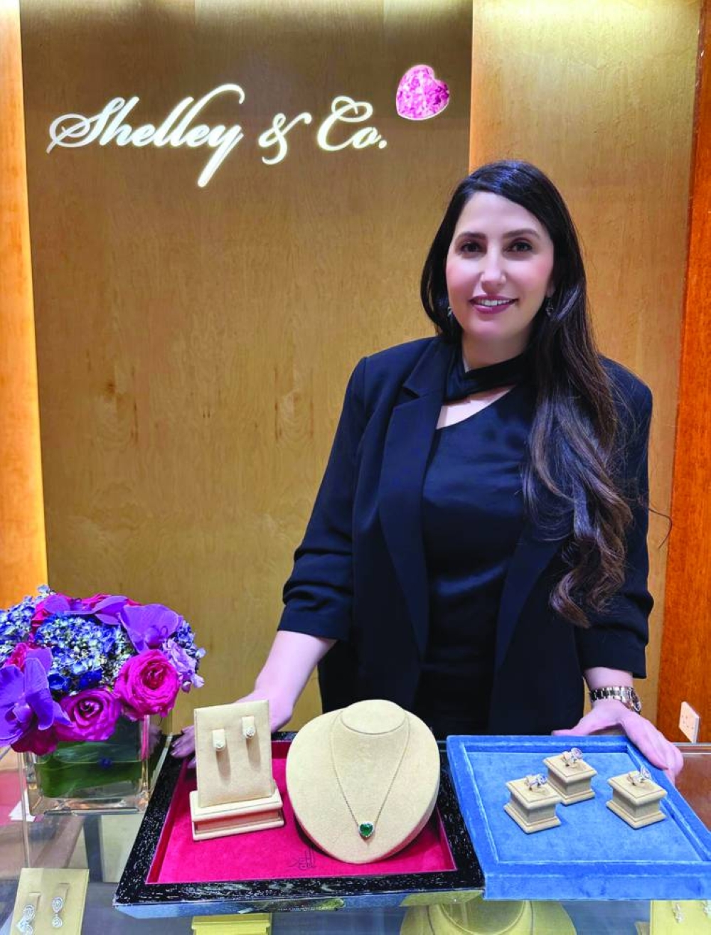 Shelley at her booth.