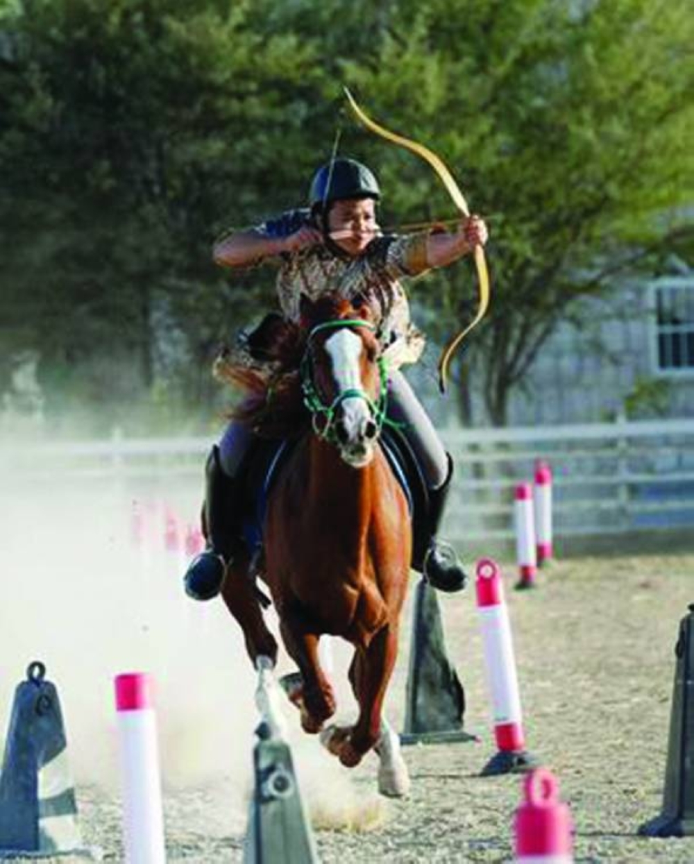 Kompetisi ramah memanah kuda Qatar-Indonesia digelar