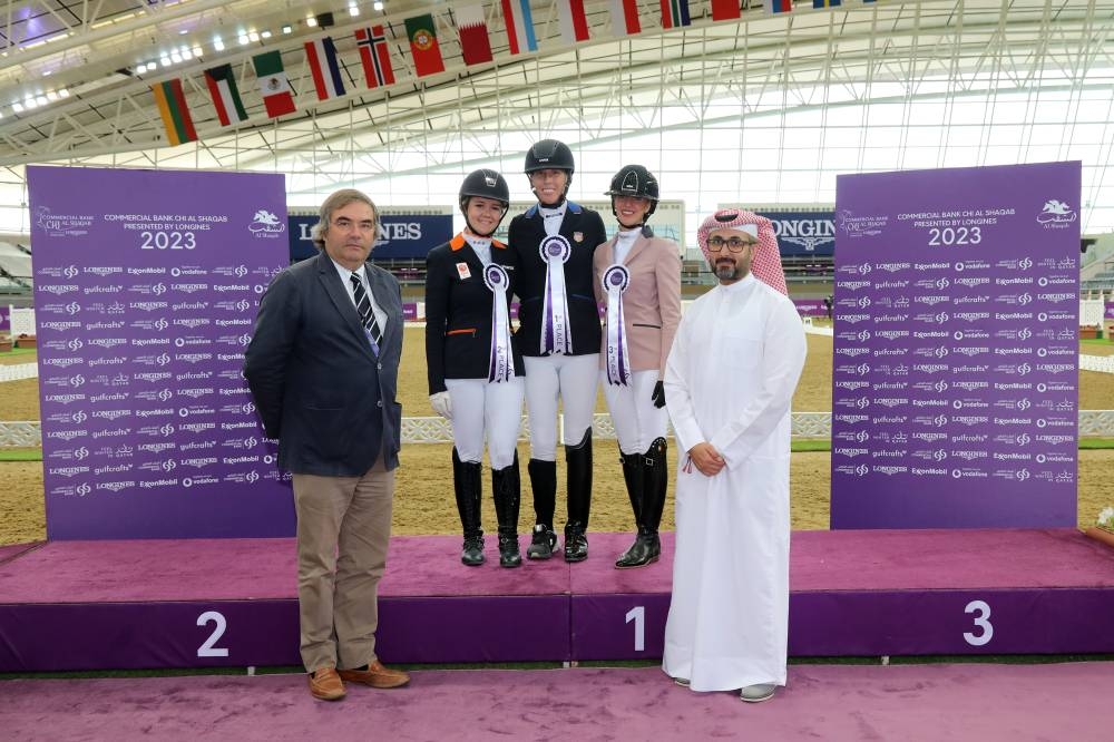 23.02.2023, Doha, QAT - Prize Giving, winners presentation, CPEDI3  Star Para Grand Prix A. Al Shaqab. CHI AL SHAQAB 2023 , Doha, Al Shaqab 21/02/23
ph.Frank Sorge/CHI AL SHAQAB