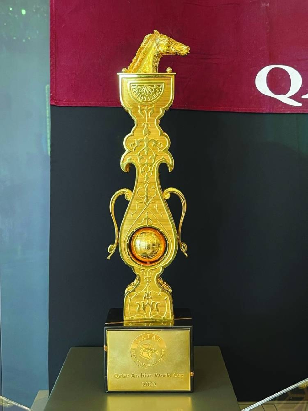 The Prix de L'Arc de Triomphe Trophy.