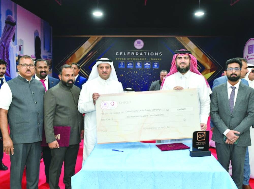 Rawabi Group signed a 'CP' programme - Turkey campaign agreement with Qatar Charity during the inauguration ceremony.
