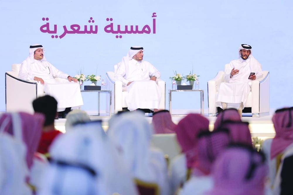 A view from the poetry evening.