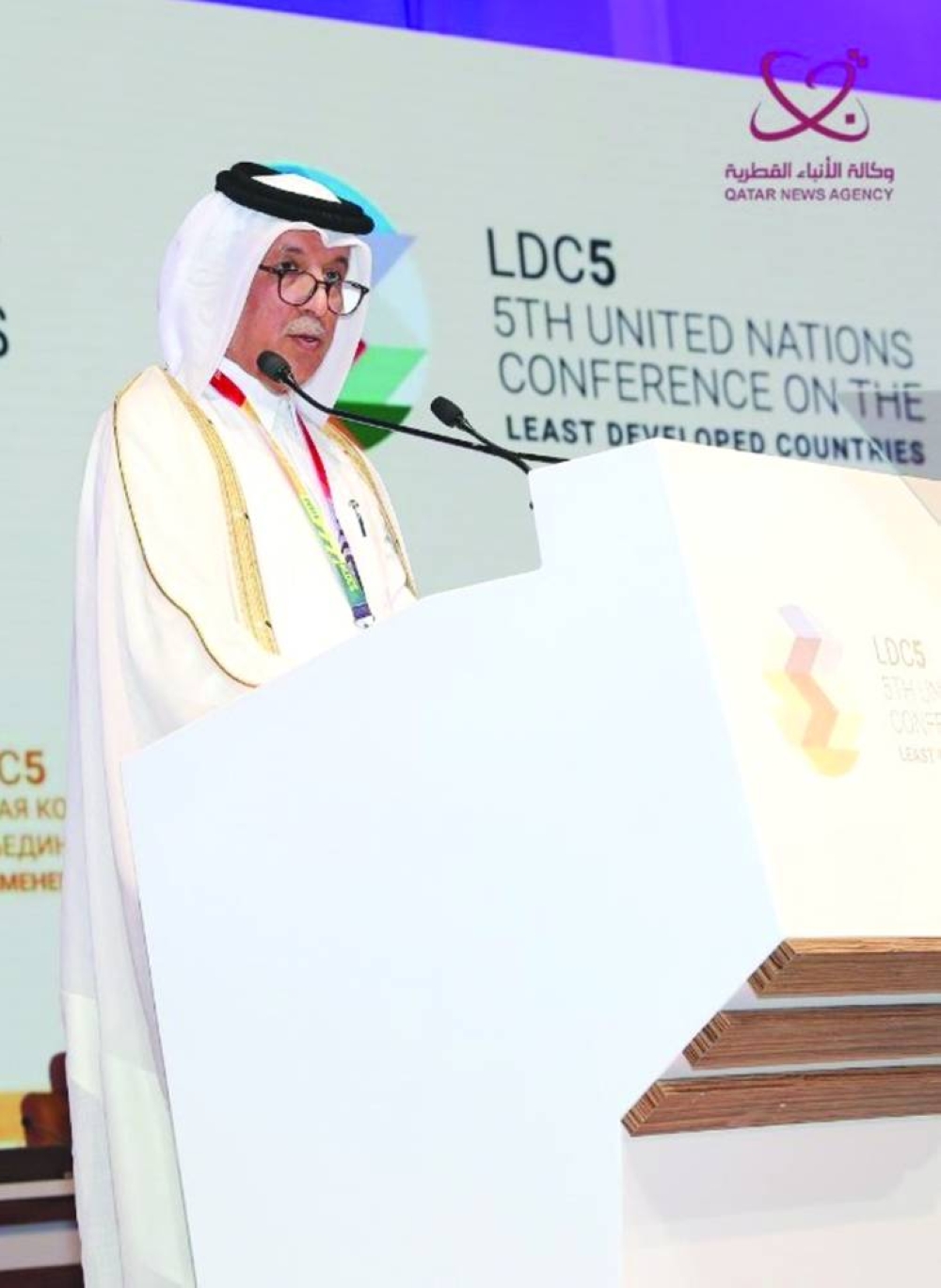 HE Minister of State for Foreign Affairs Sultan bin Saad al-Muraikhi