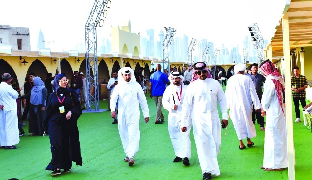 Glimpses from the opening day of the Honey and Dates exhibition at Souq Waqif. PICTURE: Thajudheen