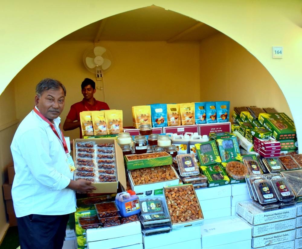 Glimpses from the opening day of the Honey and Dates exhibition at Souq Waqif. PICTURE: Thajudheen