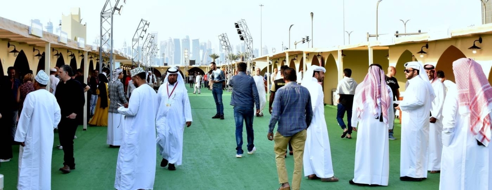 Glimpses from the opening day of the Honey and Dates exhibition at Souq Waqif. PICTURE: Thajudheen