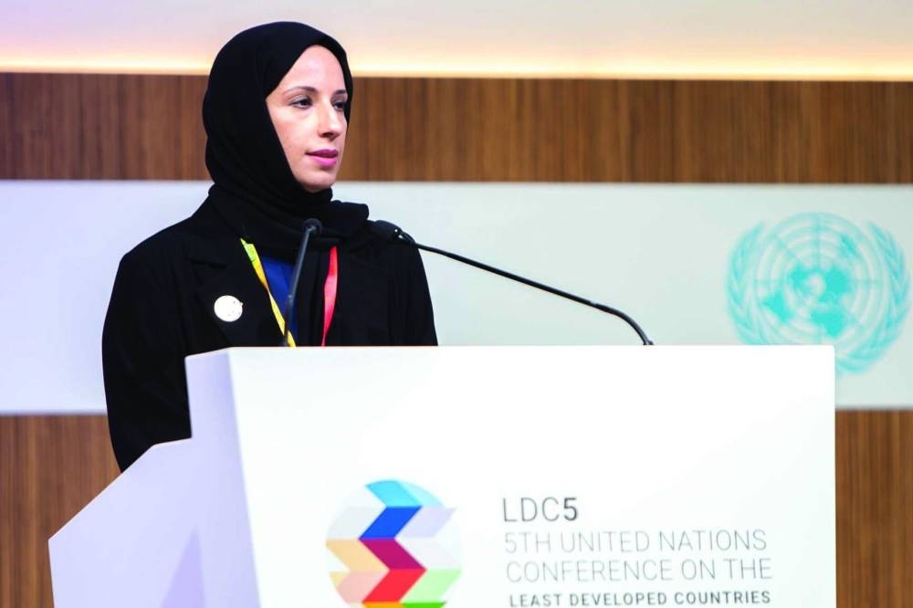 HE the Minister of Education and Higher Education Buthaina bint Ali al-Jabr al-Nuaimi.