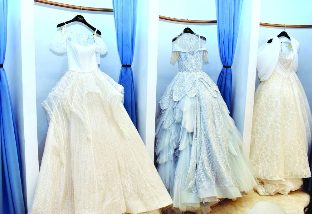 A moment from the trunk show at Amici Di Moda Tuesday. PICTURE: Thajudheen.