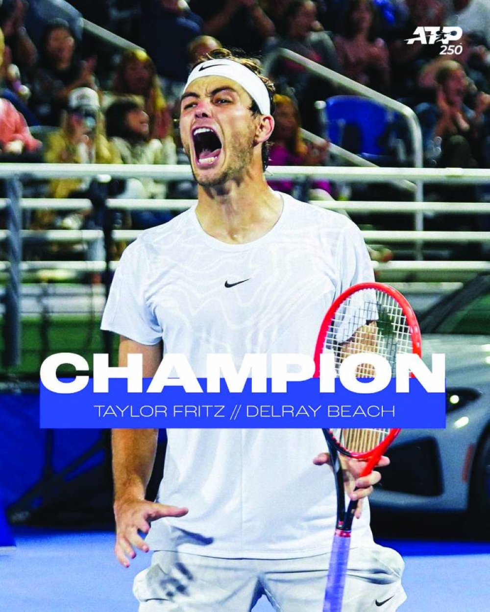 Taylor Fritz of the US