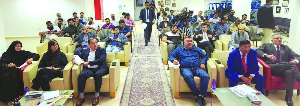 A view of the audience.