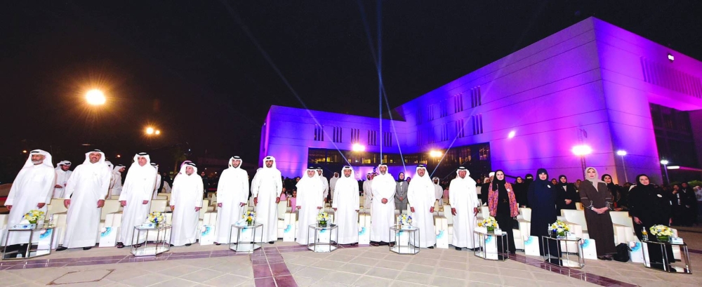 Dignitaries and QU officials at the QU Alumni Reunion 2023.