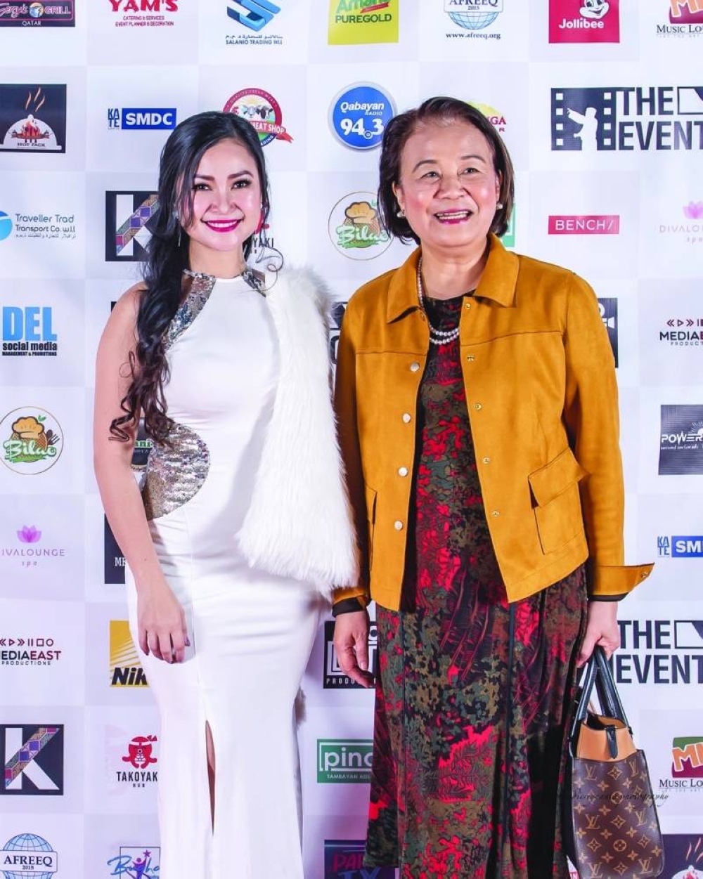 Vanessa Casador with Lilibeth V Pono.