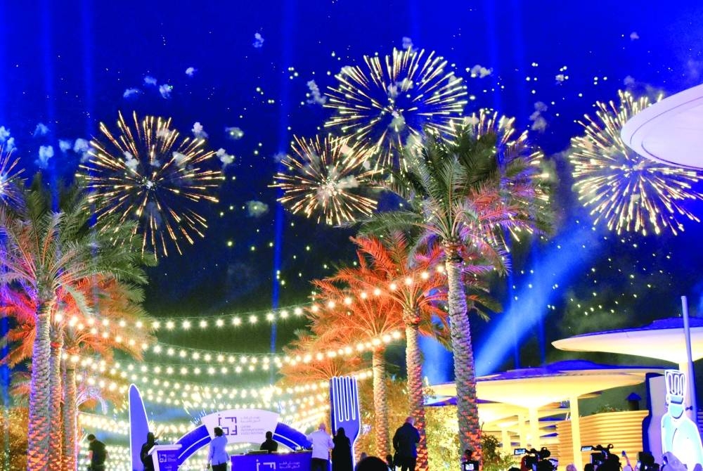 A fireworks display on the occasion. PICTURE: Thajudheen