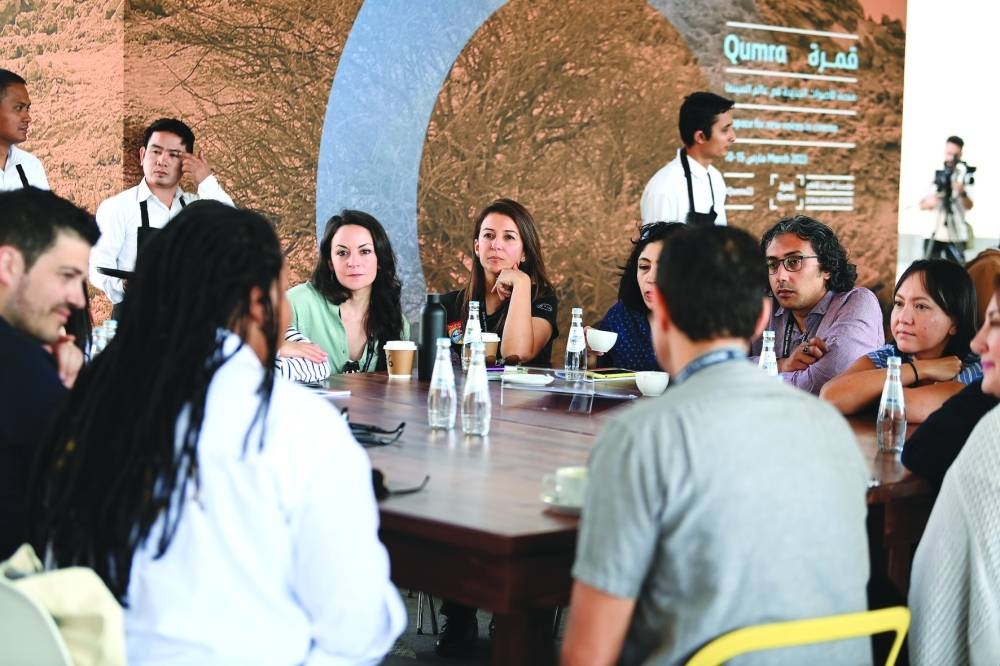A general view of Working Breakfast on Day 2 of Qumra 2023 PICTURE: Eamonn M McCormack/Getty Images for Doha Film Institute