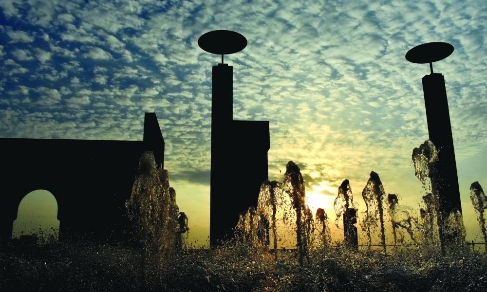 Overcast conditions in Doha Sunday. PICTURE: Thajudheen