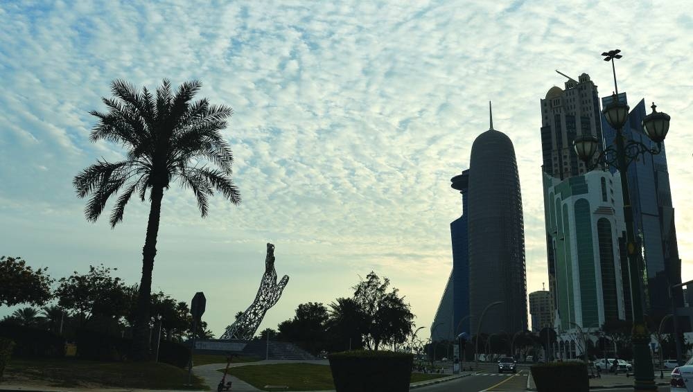 Overcast conditions in Doha Sunday. PICTURE: Shaji Kayamkulam