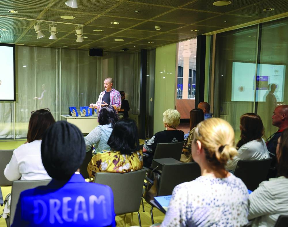 Terry Booth at the event.