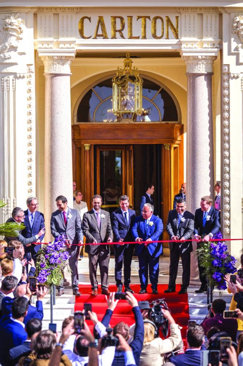 The inaugural ceremony of Carlton Cannes, A Regent Hotel.