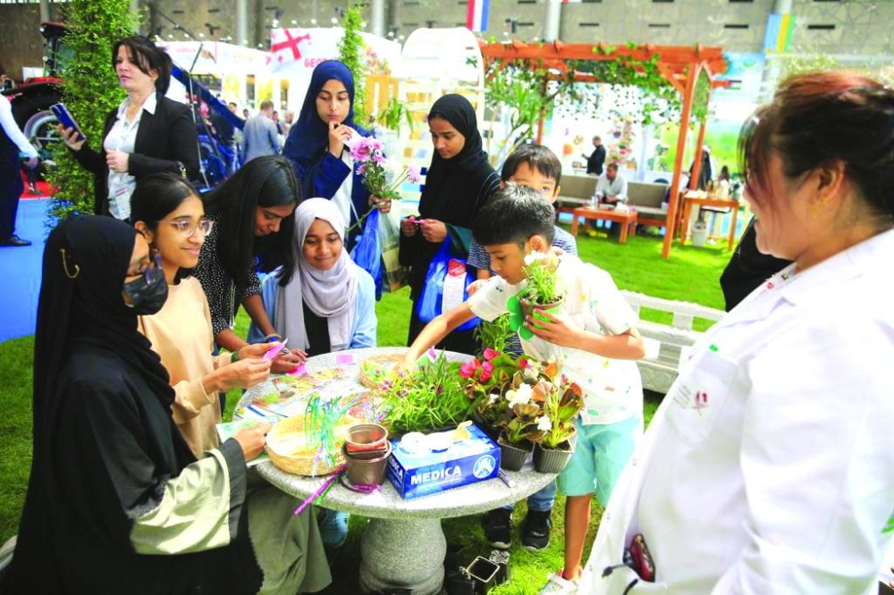 An activity for children at AgriteQ 2023.
