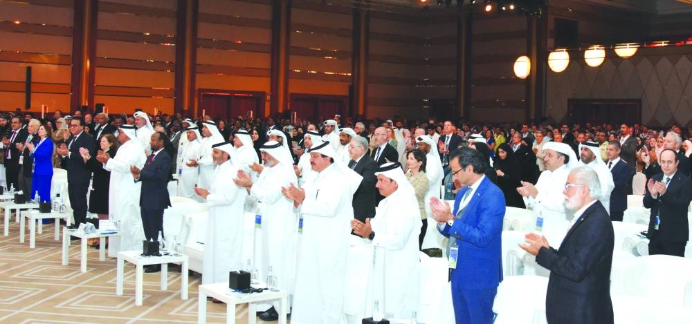 The audience seen appreciating the efforts of the healthcare professionals during the Covid-19 pandemic. PICTURE: Thajudheen