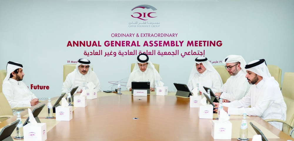 Following the adjournment of the general assembly meeting, the Board of Directors held a meeting where Sheikh Hamad bin Faisal bin Thani al-Thani was elected as chairman and Abdulrahman bin Essa al-Mannai as vice-chairman, and the committees emanating from the Board of Directors were formed.