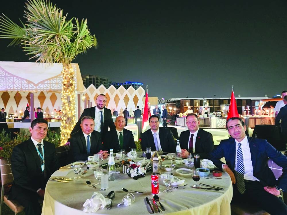 Dignitaries at the Iftar gathering.