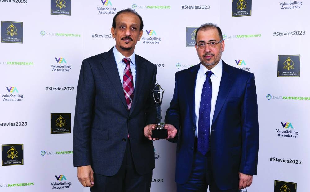 United Development Company’s (UDC) representatives Abdulla al-Hammadi, executive director of Property Management; and engineer Abdullatif al-Yafei, executive director of Public Services, received the award in the presence of over 400 international professionals.