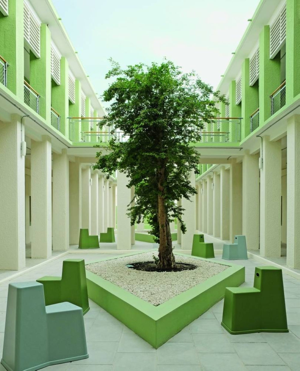 Housed in a historic mid-century building in Downtown Mshereib, Liwan is in an imaginatively repurposed historic building.