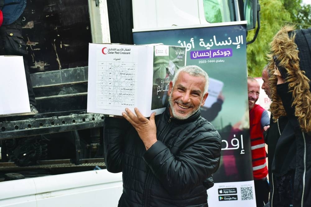 Iftar in Iraq. QRCS promotes food security for vulnerable families during Ramadan
