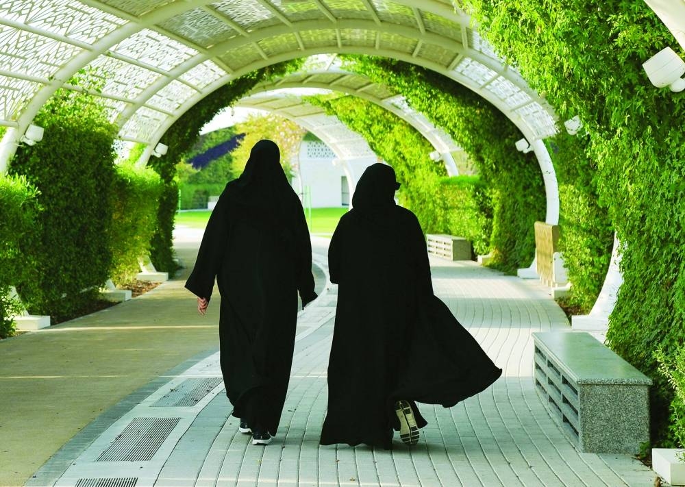 Public parks such Umm Al Seneem Park attract a large number of people.